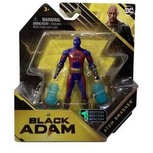 Black Adam Atom Smasher DC 1st Edition Action Figure New Sealed Package